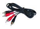 EN20 AV kabel, 2xCINCH konektor - 2xCINCH konektror, 1,5 m